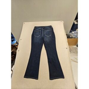 Sonoma Goods For Life Womens High‎ Rise Flare Jeans Dark Wash Petite 10P New